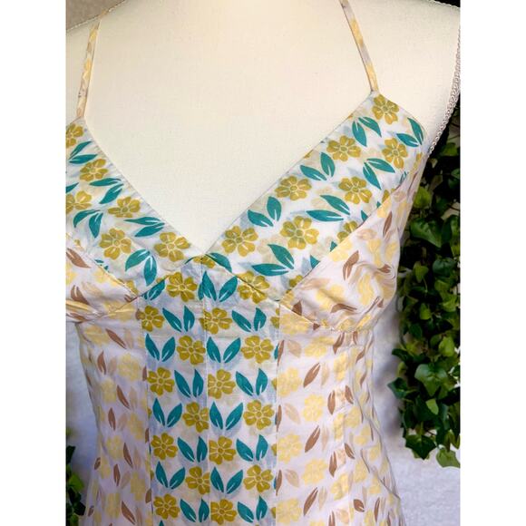 Vintage GAP Y2k Cotton Spaghetti Strap Mini dress Size 4 - Picture 3 of 10